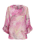 Capri Ruffle Top | Violet Palm