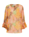 Capri Ruffle Top | Exotic Snake
