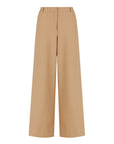 Capri Wide Leg Pant | Camel