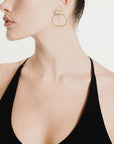 Louvers Earring | Gold Pearl