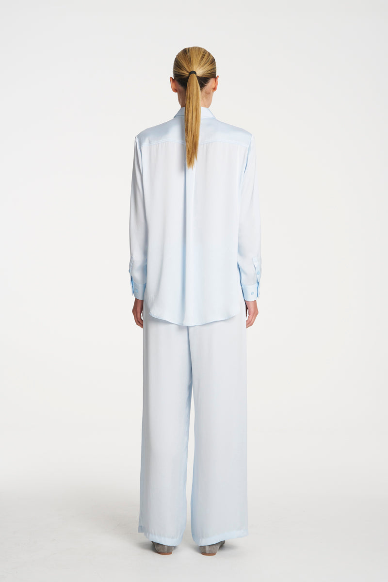Soft Shirt | Glacier Mirror Satin