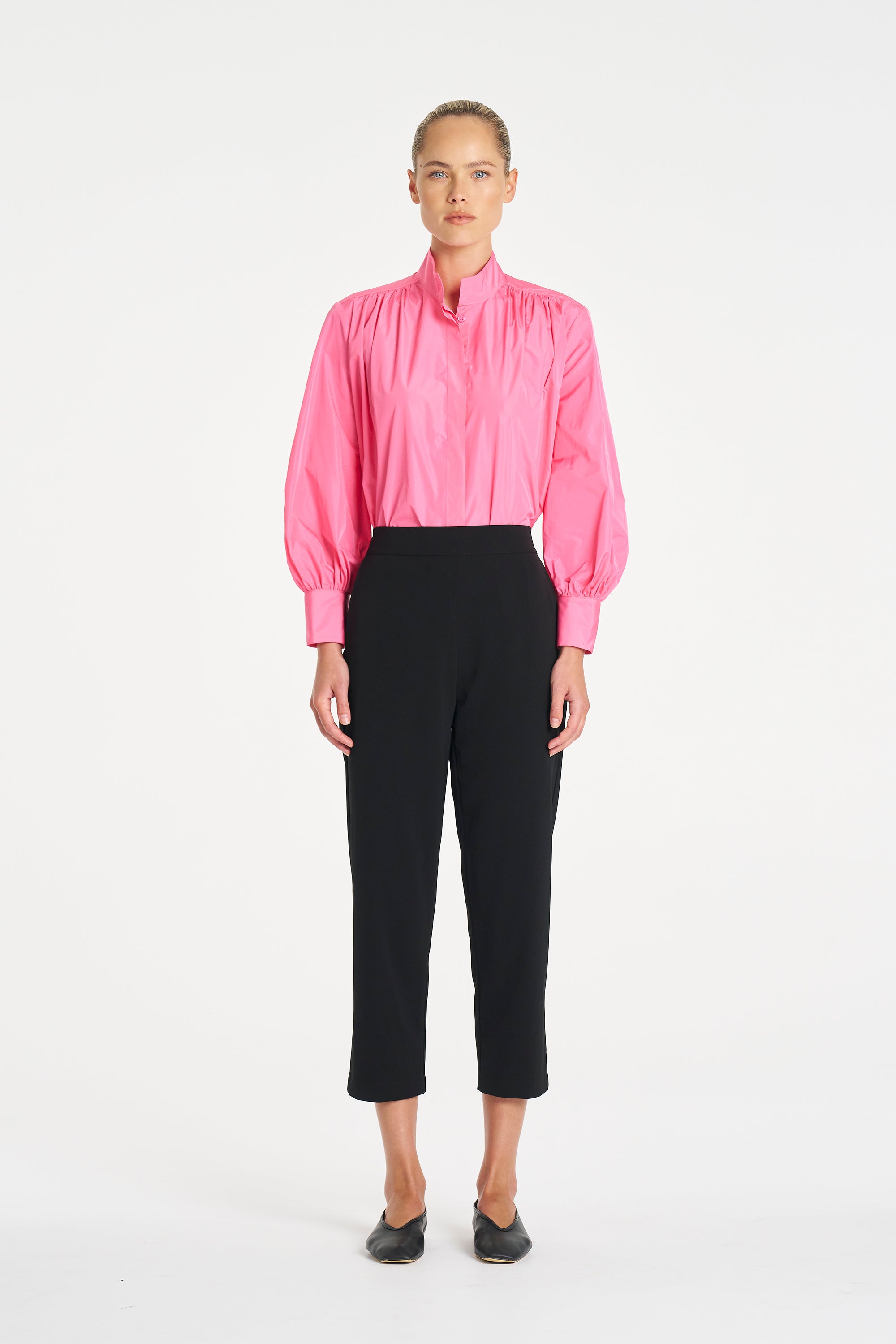 Gathered Shirt | Floss Taffeta