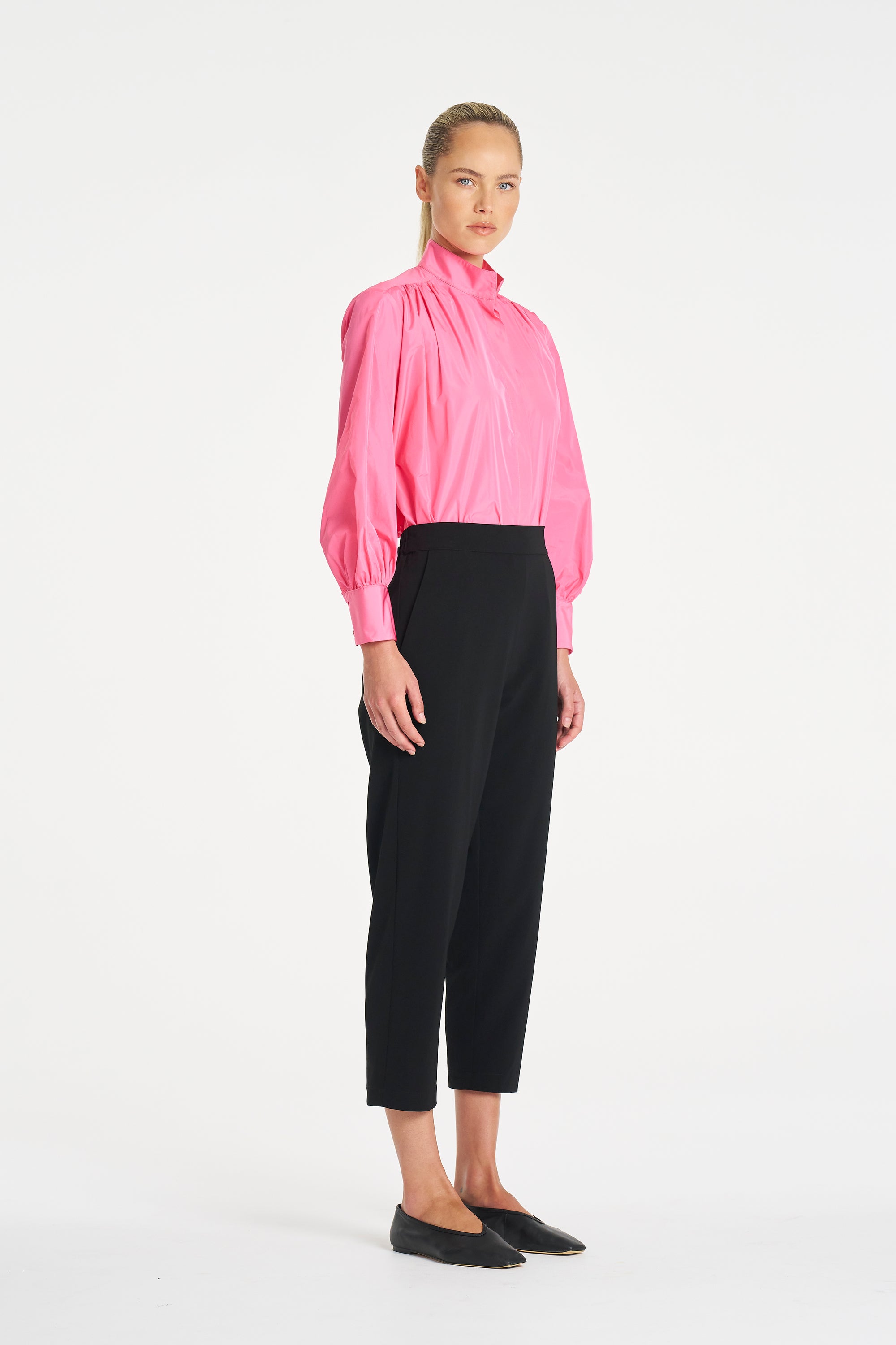 Gathered Shirt | Floss Taffeta