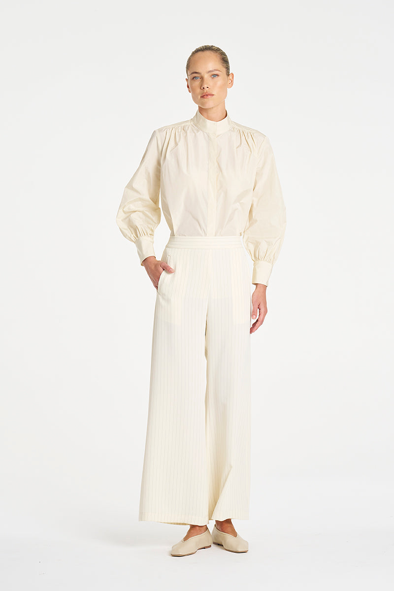 Suit Pant | Suit Strip Vanilla/ Black