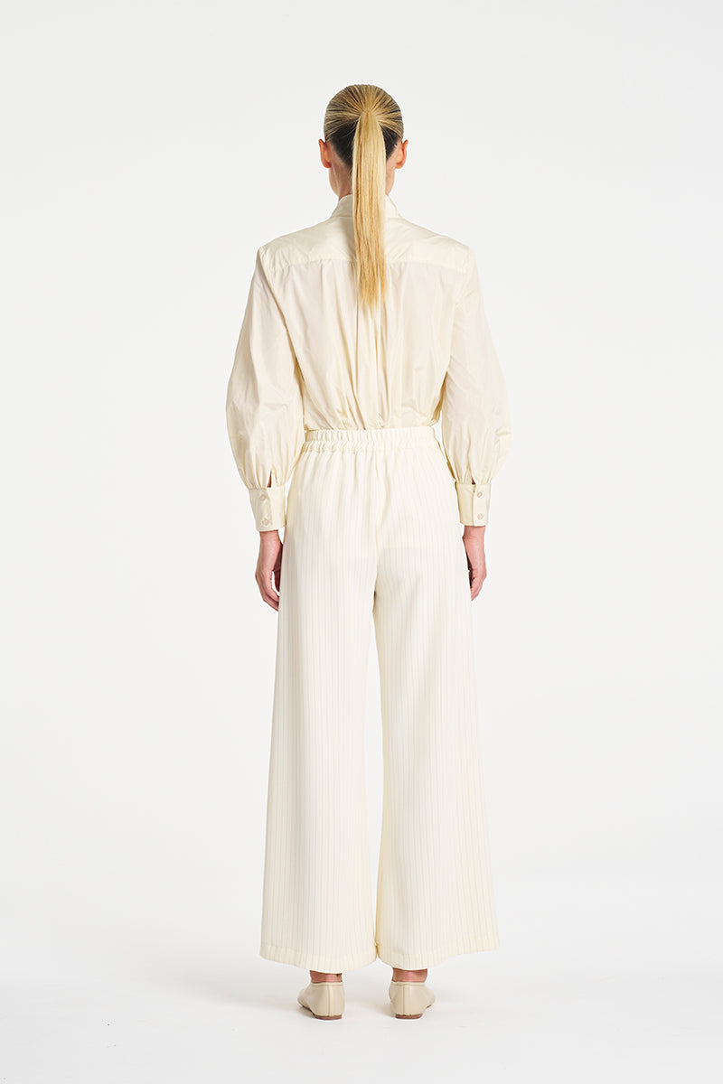 Suit Pant | Suit Strip Vanilla/ Black