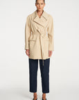 Wrap Trench  | Bisque