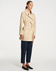 Wrap Trench  | Bisque