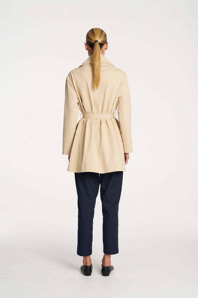 Wrap Trench  | Bisque
