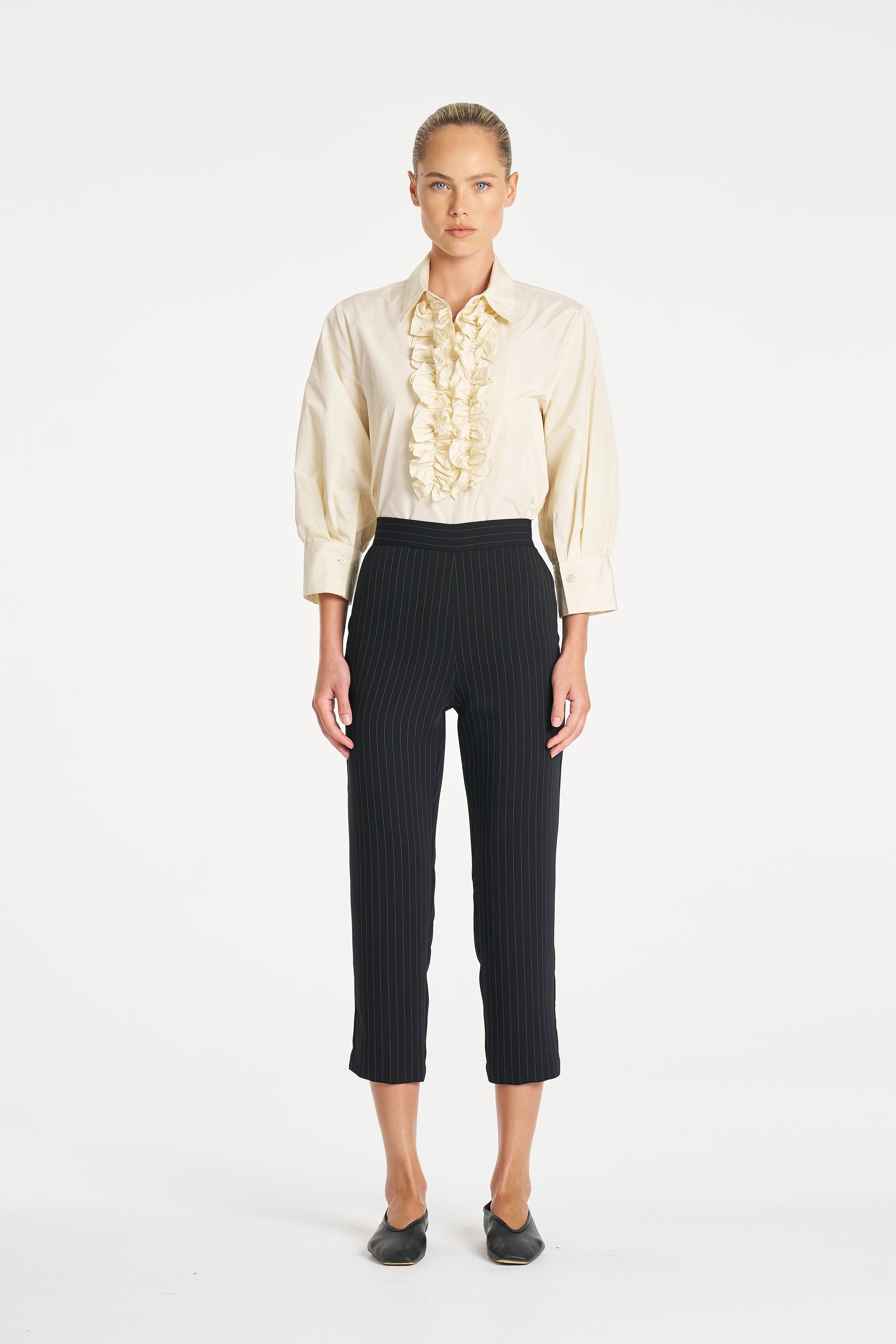 Ruffle Resort Top | Vanilla