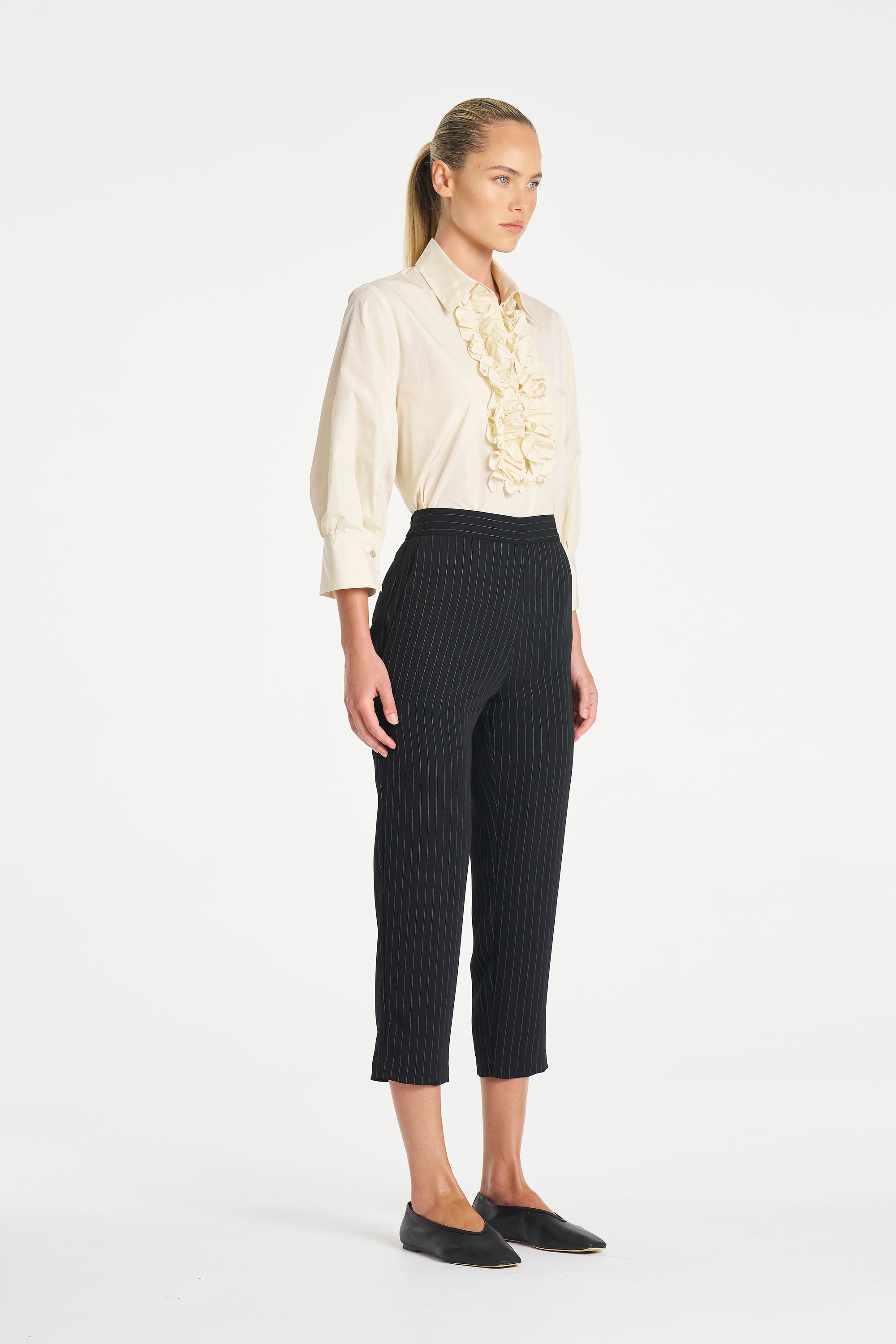 Ruffle Resort Top | Vanilla