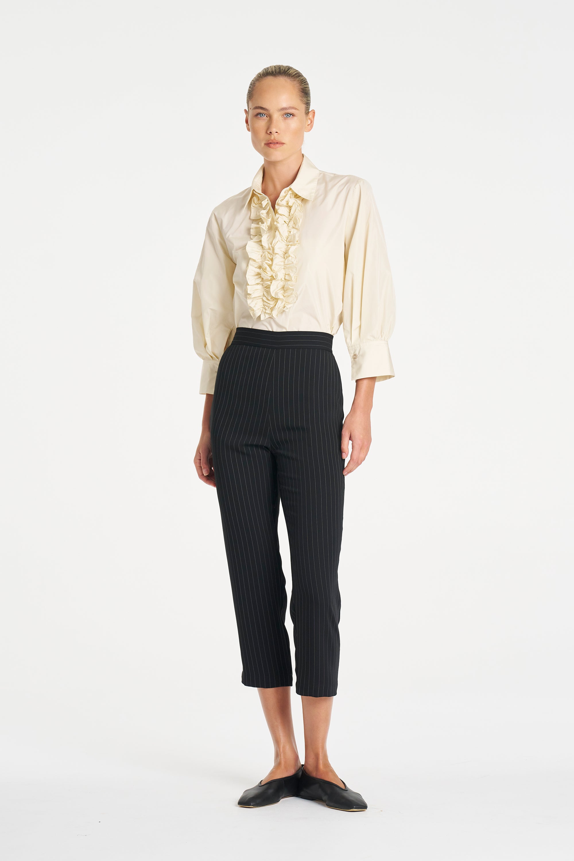 Ruffle Resort Top | Vanilla