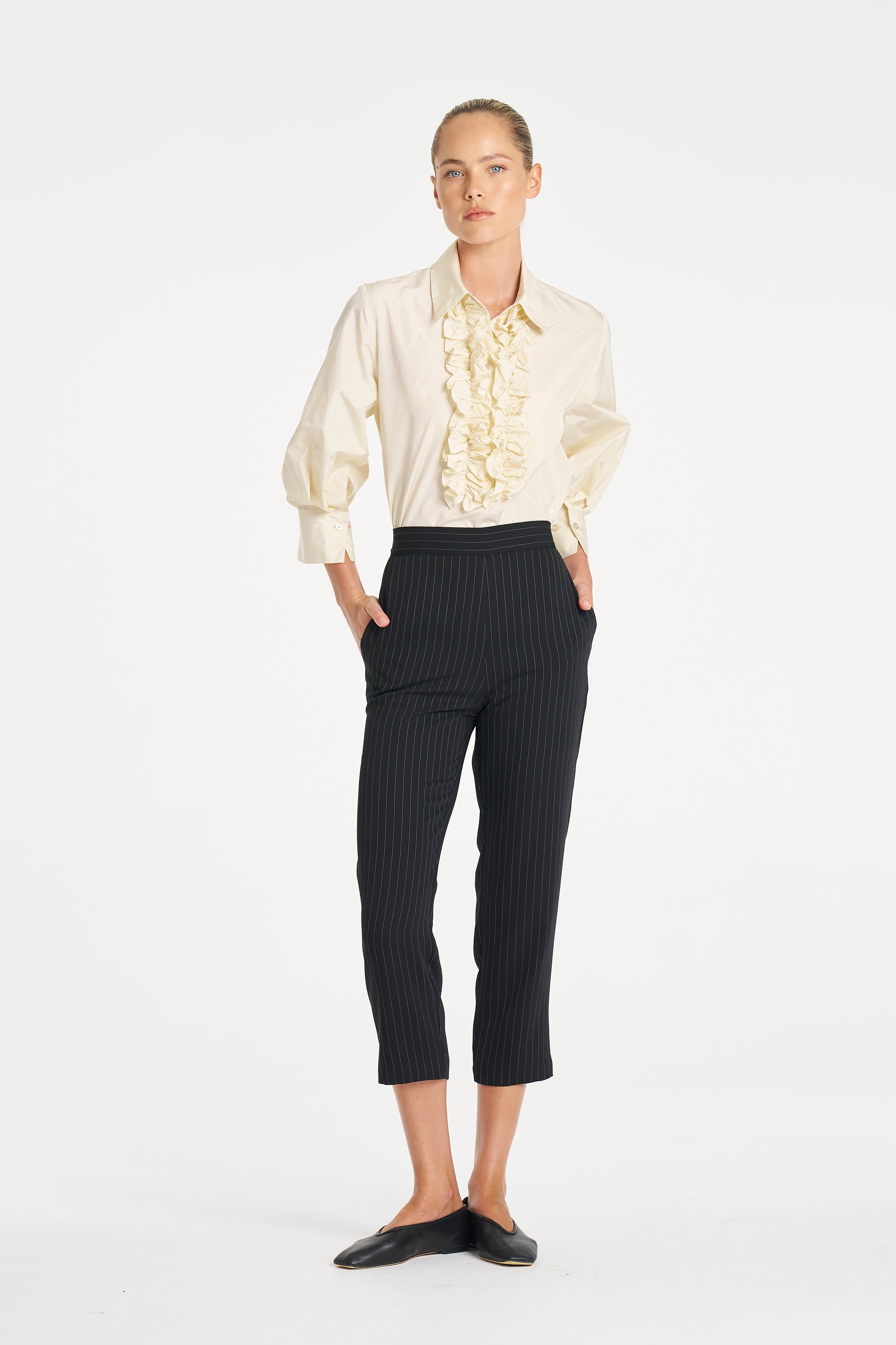 Ruffle Resort Top | Vanilla