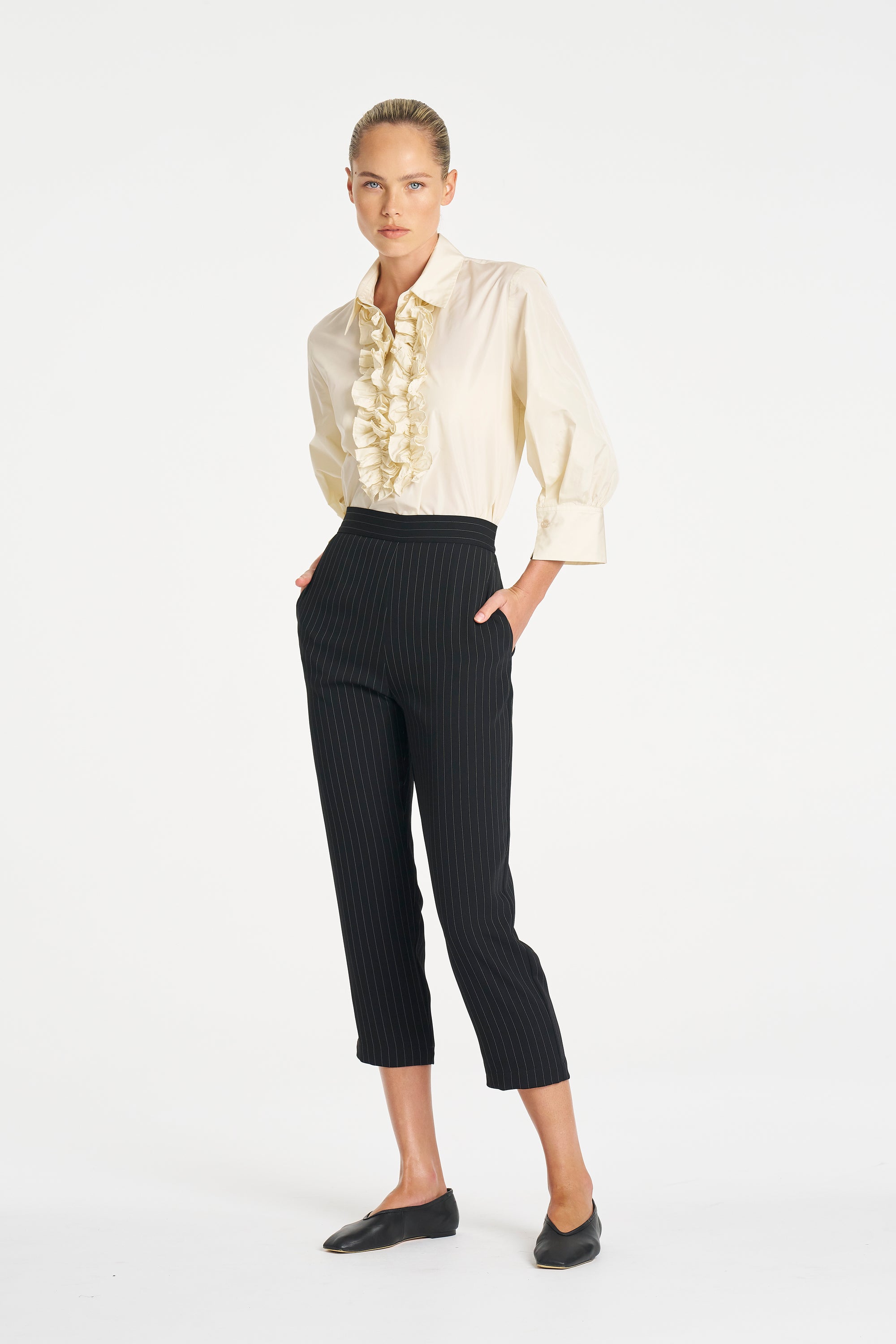 Ruffle Resort Top | Vanilla