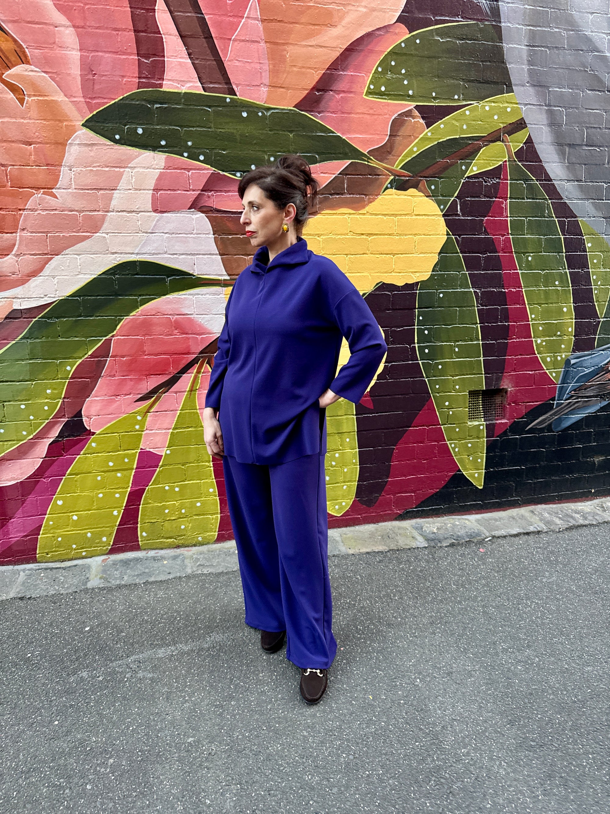Venezia Reversible Tunic | Violet
