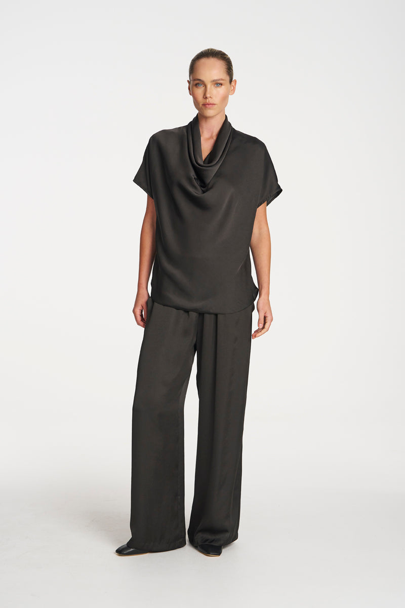Maxi Pace Pant | Mink Mirror Satin
