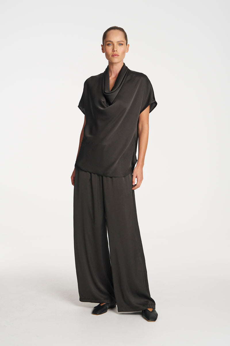Maxi Pace Pant | Mink Mirror Satin