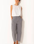 Ardeche Pant | Charcoal Stripe