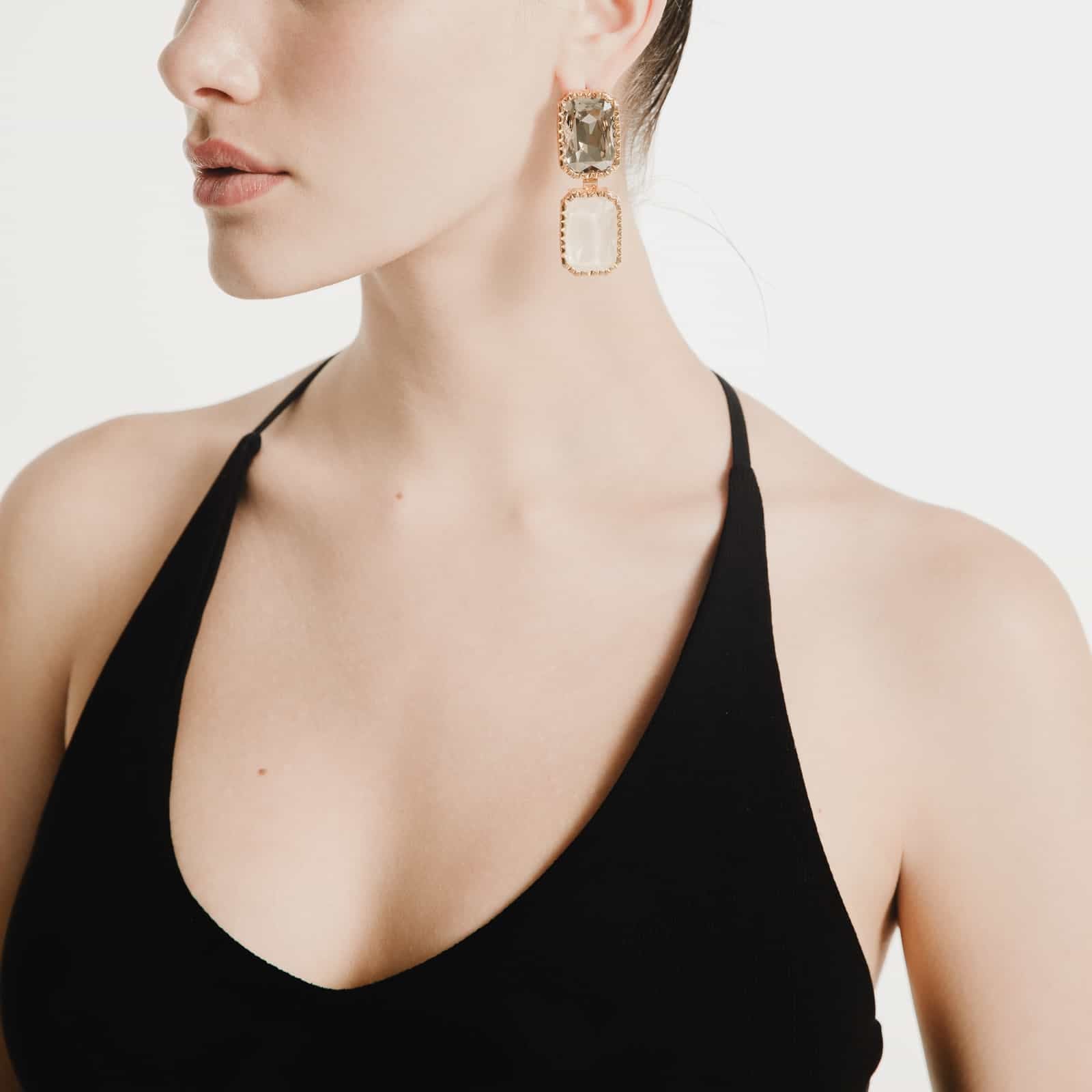 Balustrade Earrings | Linen