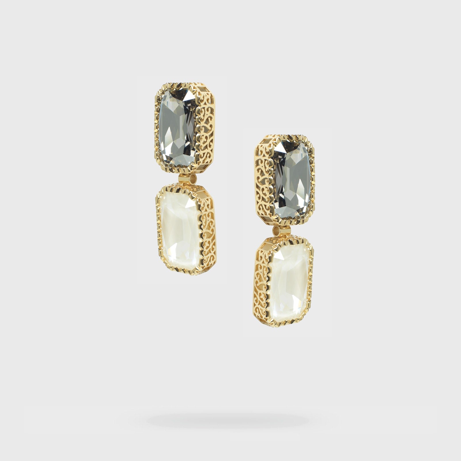 Balustrade Earrings | Linen