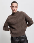 Carissa Cashmere Blend Knit | Biscuit