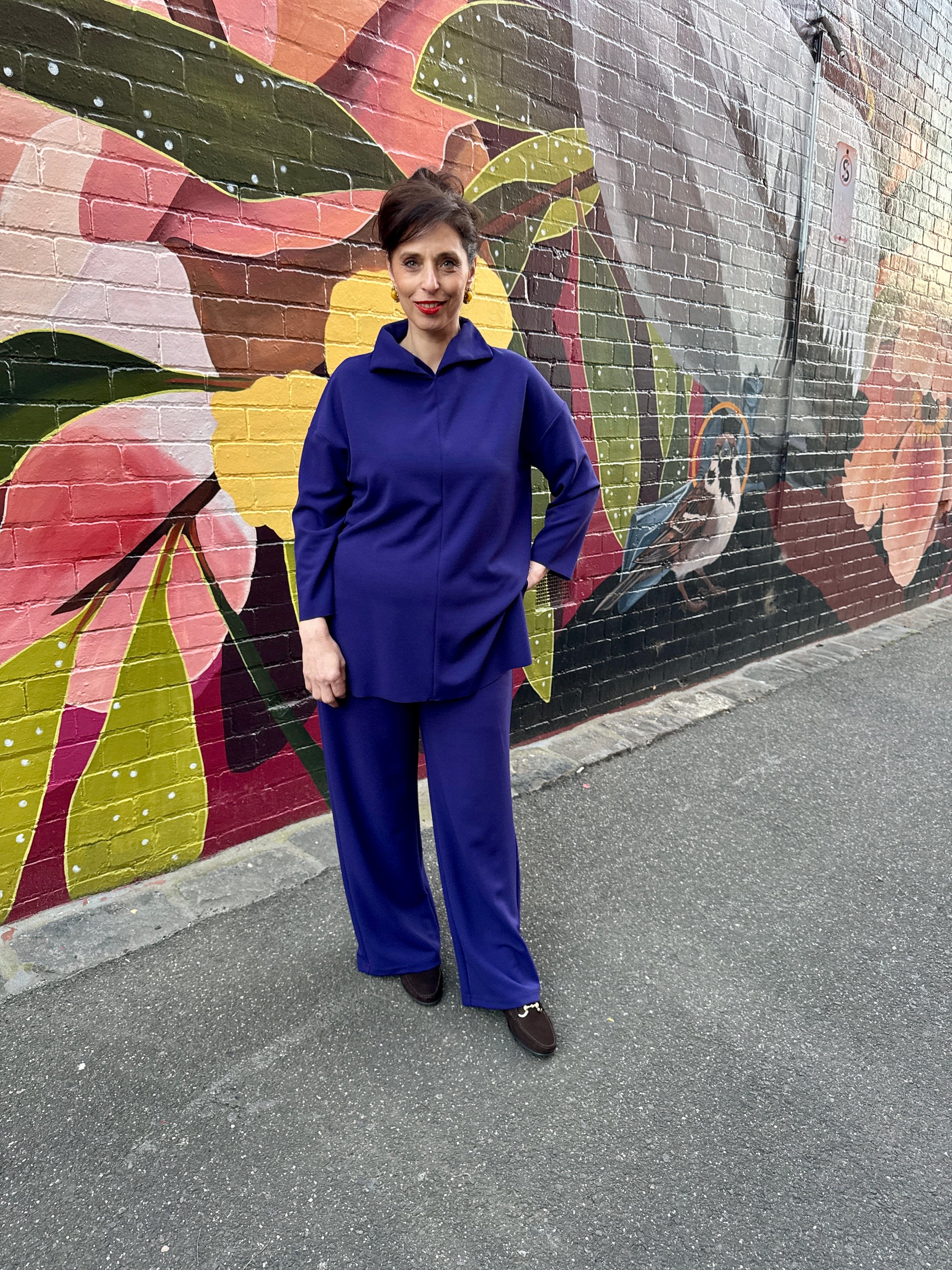 Venezia Reversible Tunic | Violet