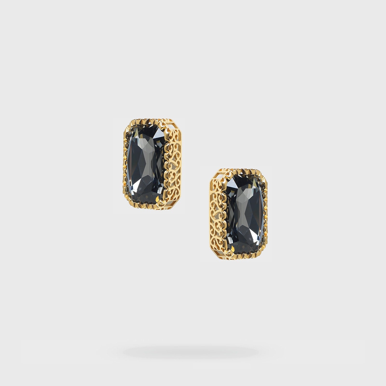 Egress Earrings | Dark Diamond