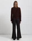 Maya Cashmere Blend Knit | Espresso