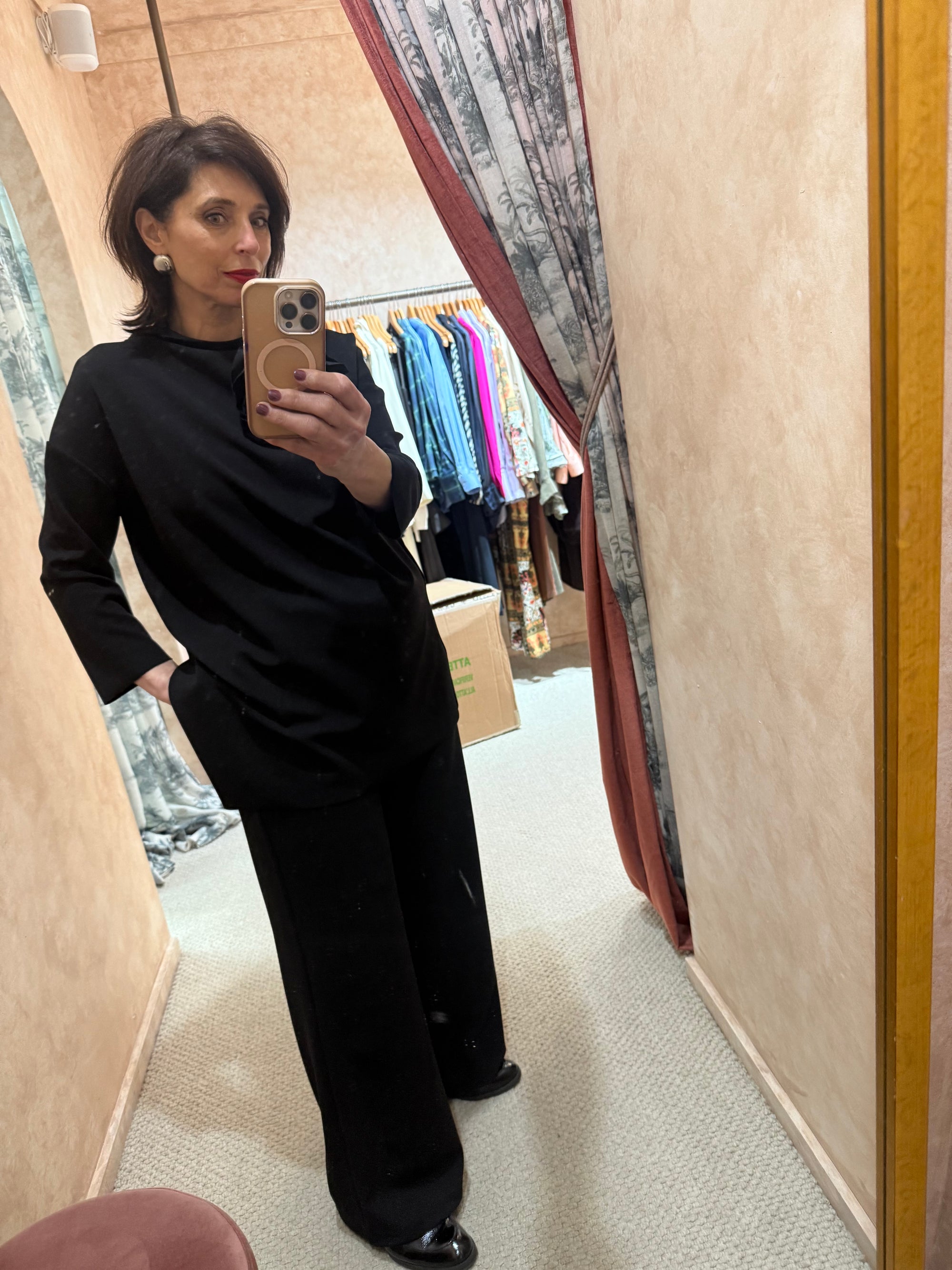 Venezia Reversible Tunic | Black