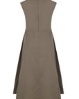 V-Neck Midi Dress | Olive