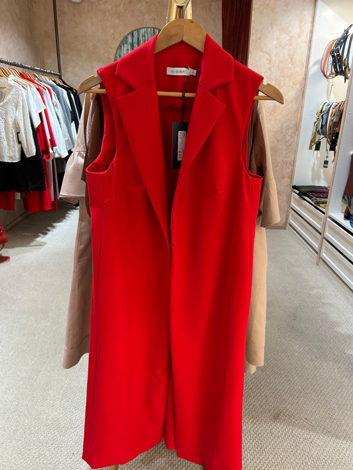 Capri vest Red