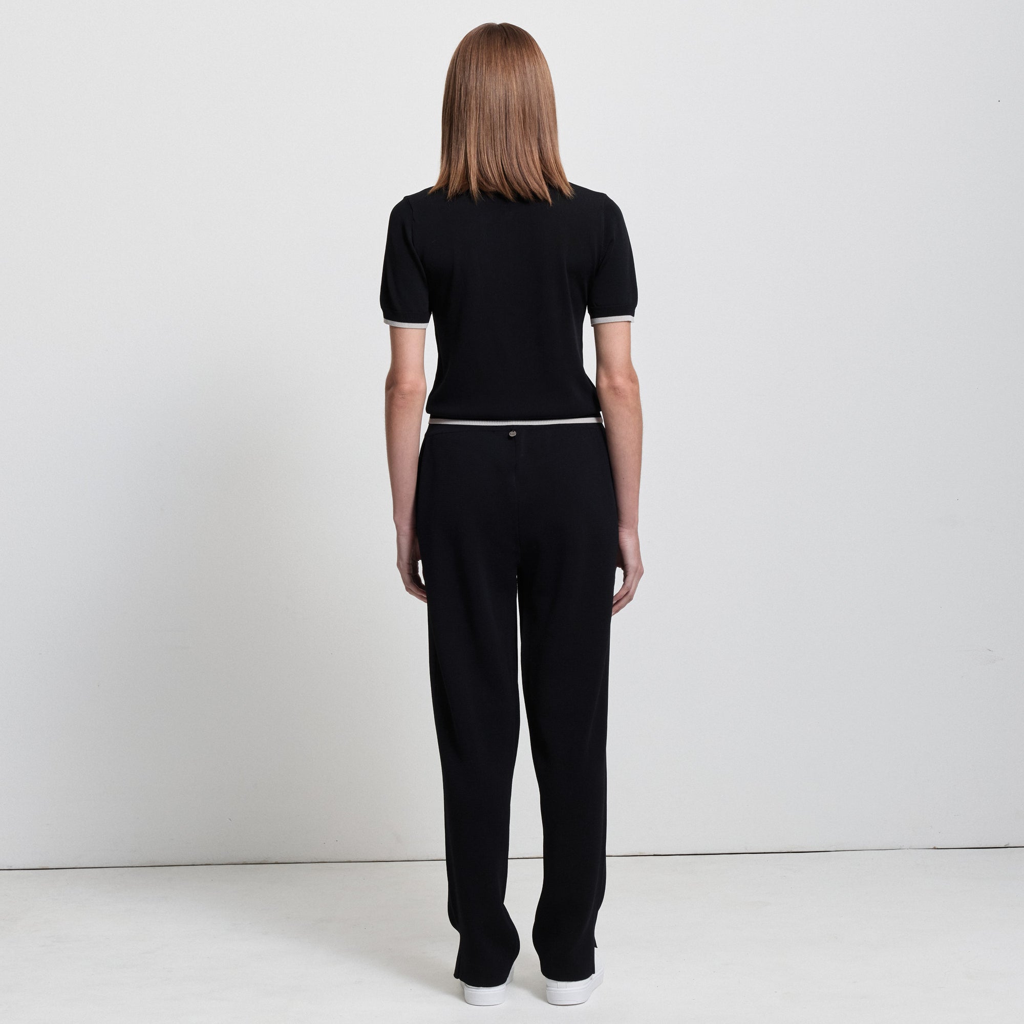 Base Layer Zip Polo | Black