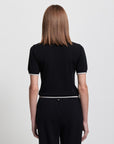Base Layer Zip Polo | Black