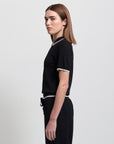 Base Layer Zip Polo | Black