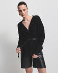 Eliana Cashmere Blend Knit | Black