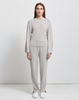 Base Layer Relaxed V-Neck Knit | Oyster