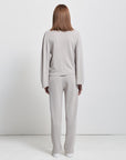 Base Layer Relaxed V-Neck Knit | Oyster