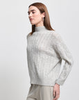 Carissa Cashmere Blend Knit | Oyster