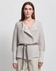 Eliana Cashmere Blend Knit | Oyster