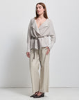 Eliana Cashmere Blend Knit | Oyster