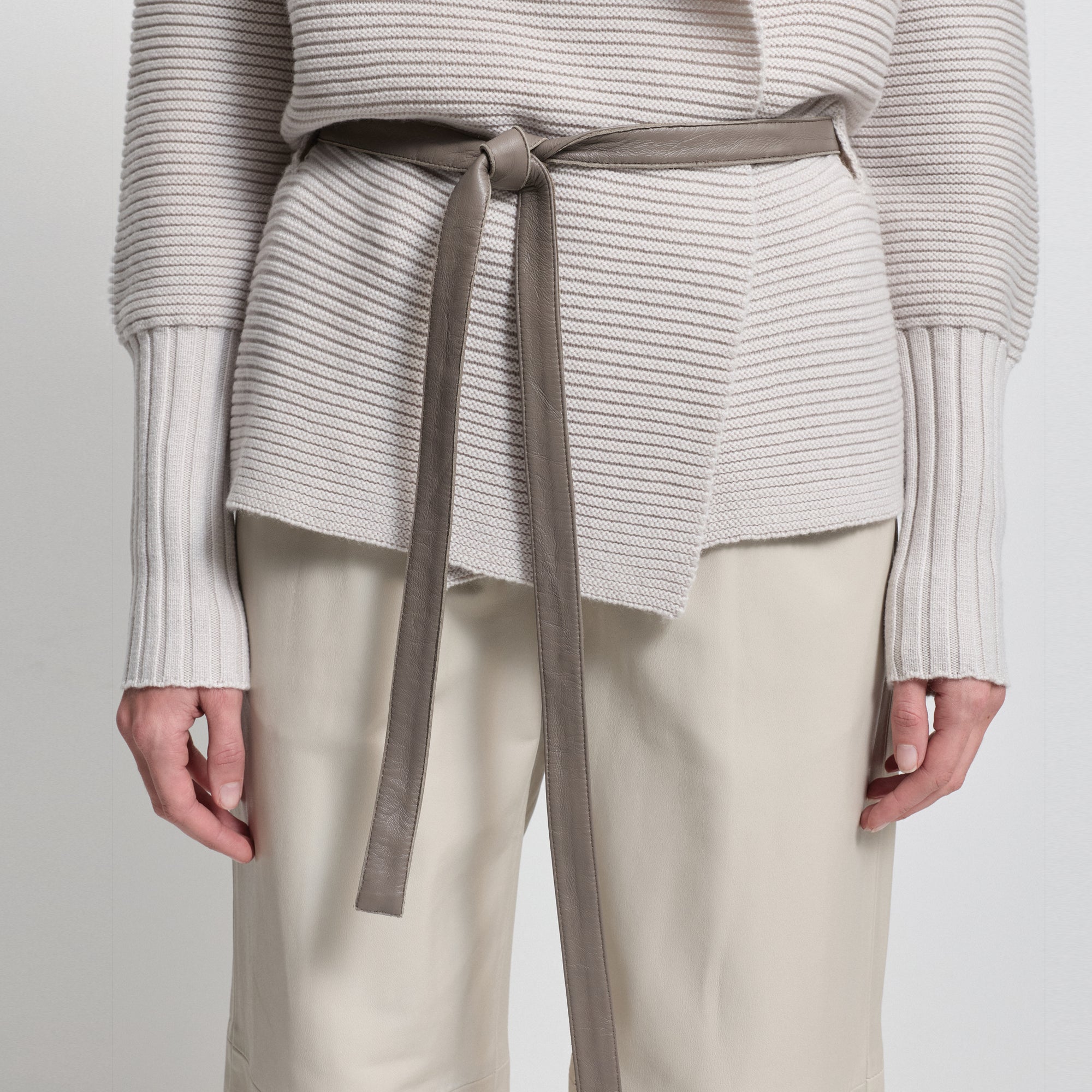 Eliana Cashmere Blend Knit | Oyster