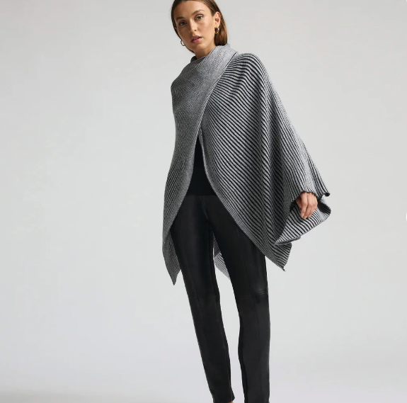 Molly Wrap Knit | Monochrome
