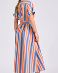 The Lucy Dress - Blue Sky Stripe