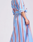 The Luna Dress | Nautical Stripe