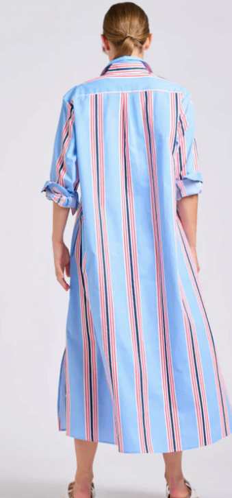 The Luna Dress | Nautical Stripe