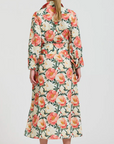 The Amelie Shirt Dress - Peony