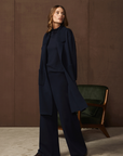 Milano Knit Pants | Navy