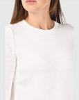 Merino Crew Neck Jumper | Winter White