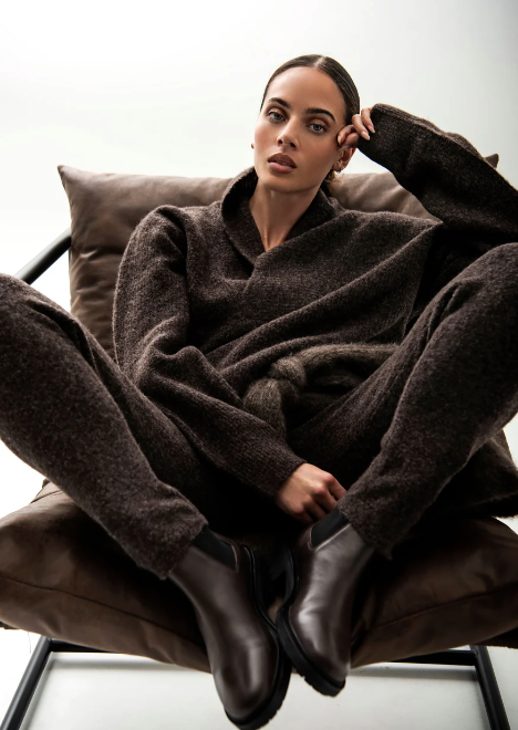 Moritz Alpaca Tunic | Espresso