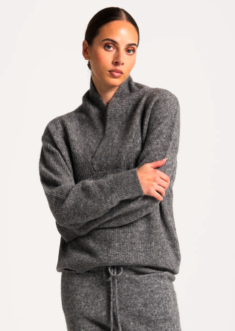 Moritz Alpaca Tunic | Heather