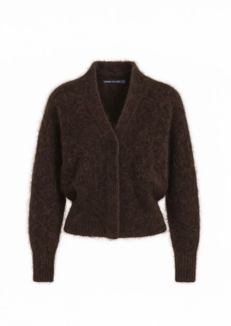 Bosa Alpaca Cardigan | Espresso